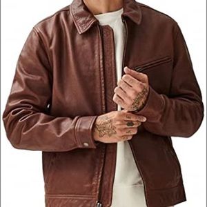 Brand New Lucky Brand Leather Jacket